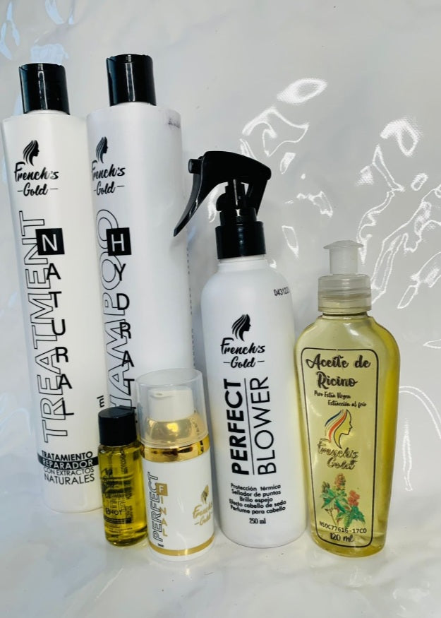 ✨ Kit Cuidado Capilar Aceite De Ricino — Cabello Sano y Brillante