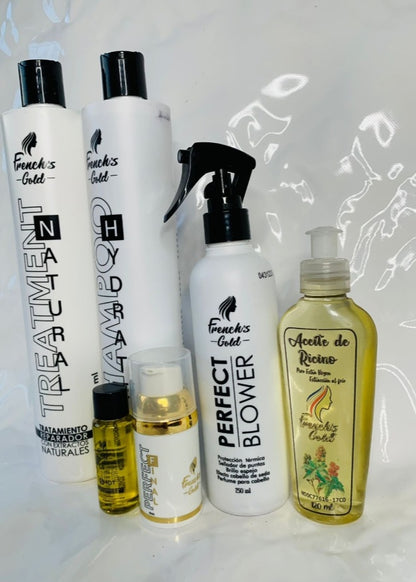 ✨ Kit Cuidado Capilar Aceite De Ricino — Cabello Sano y Brillante